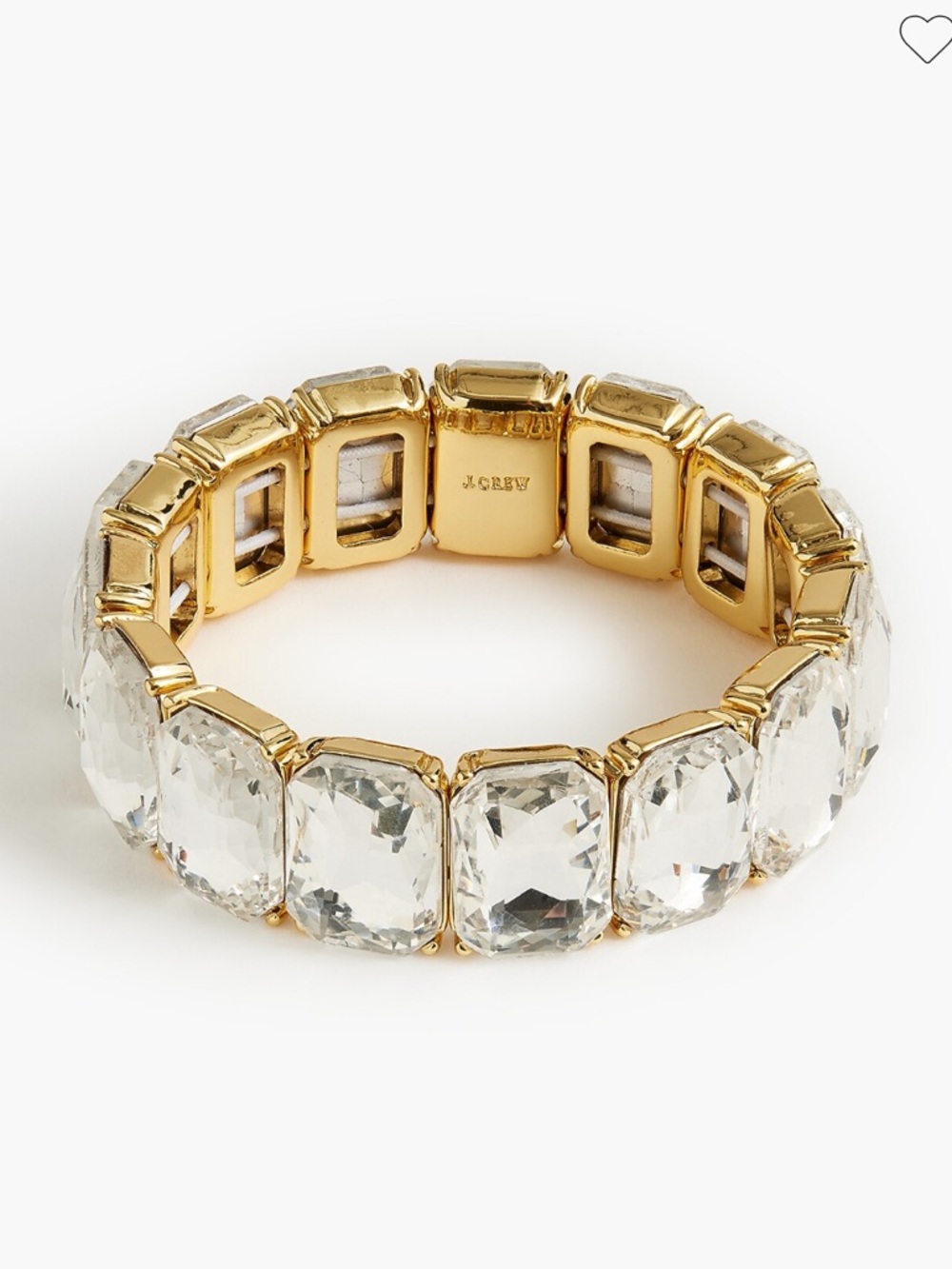 J.crew crystal link bracelet